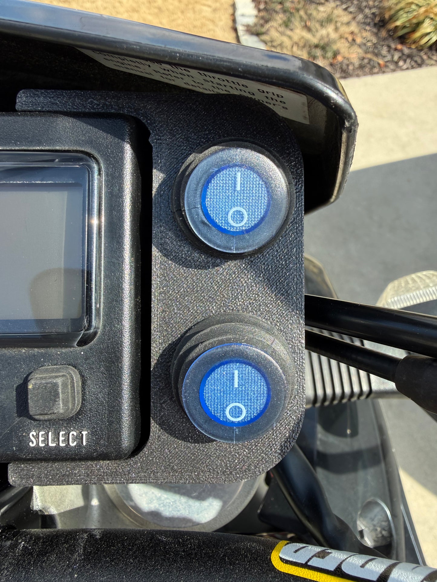 DRZ400 Dual Rocker Switch Mount