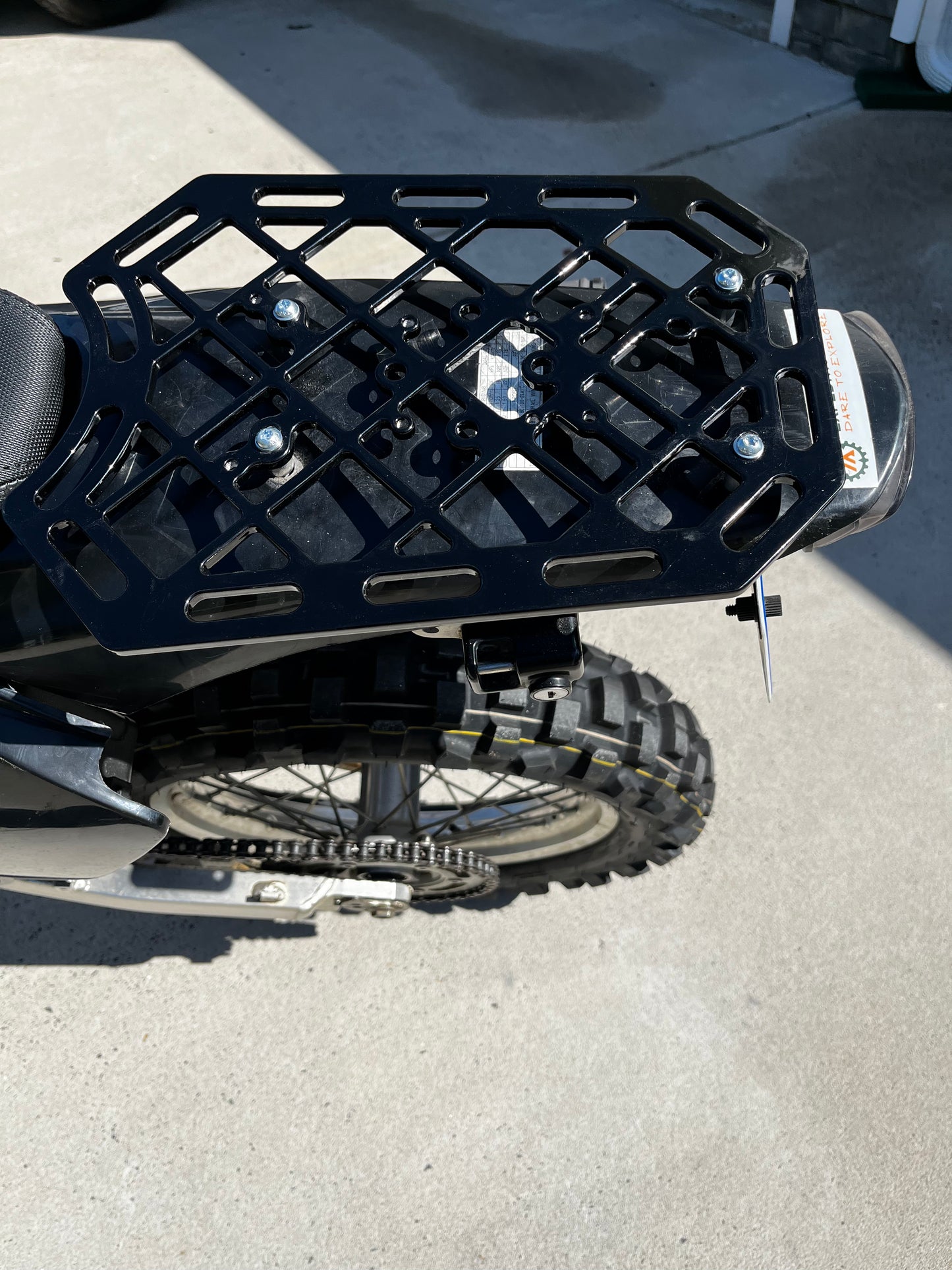 DRZ400 Rear Top Rack