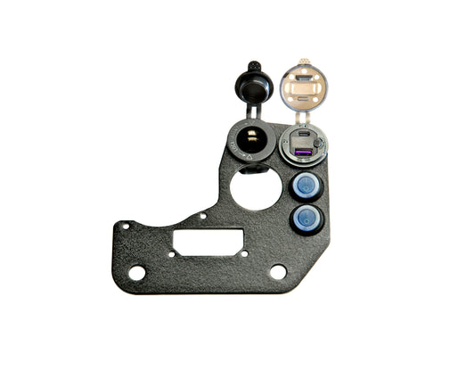 DR650 Dash w/ USB Charging Ports, Voltage Gauge, and Rocker Switches